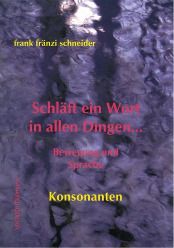 frank fränzi schneider: Schläft ein Wort... Konsonanten