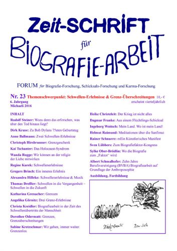 Zeit-Schrift für Biografie-Arbeit 23