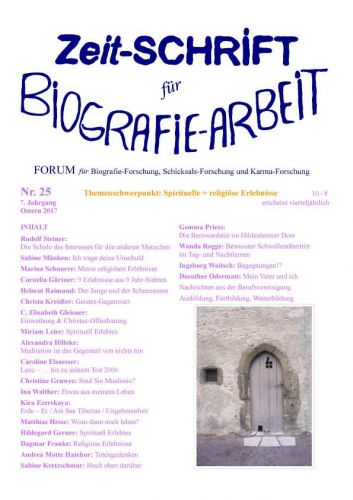 Zeit-Schrift für Biografie-Arbeit 25